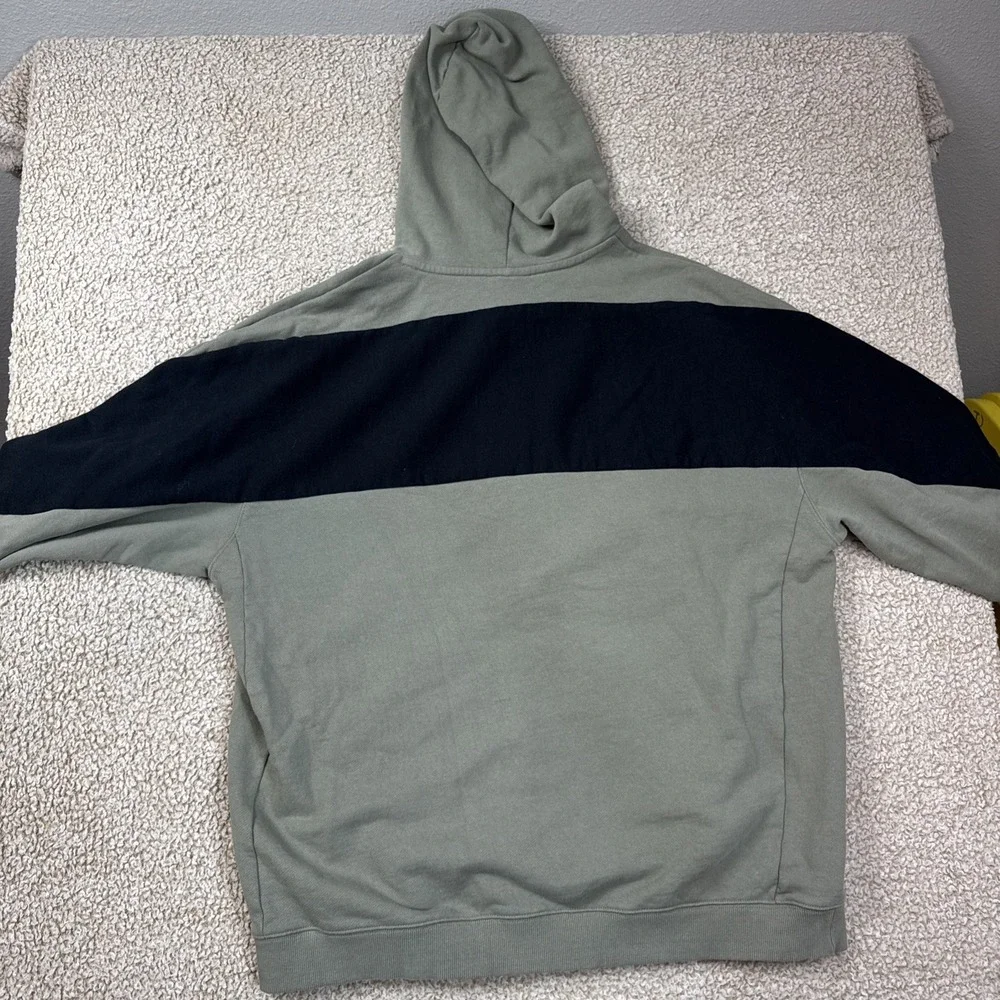 Nike Air Fleece Pull Over Hoodie Olive Green & Black HJ0273 320 Men's Size XL
